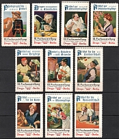 Berlin Exhibition, Germany, Stock of Rare Cinderellas, Non-postal Stamps, Labels, Advertising, Charity, Propaganda