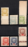 1945 Carpatho-Ukraine (Steiden 81A - 86A, Kramarenko 112 - 117, Full Set, CV $50+, MNH)