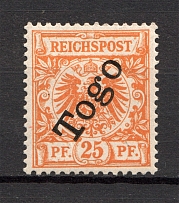 1897-98 Togo German Colony 25 Pf (Signed)