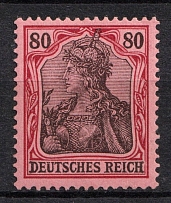 1902 80pf German Empire, Germany (Mi. 77, CV $260)