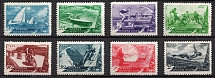 1949 Sport in the USSR, Soviet Union, USSR, Russia (Zv. 1322 - 1329, Full Set, CV $50, MNH)