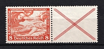 1933 8pf Third Reich, Germany (Coupon, CV $160)