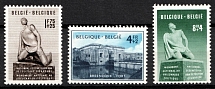 1951 Belgium (Sc. B495 - B497, Full Set, CV $60, MNH)