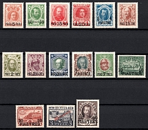 1913 Romanovs, Offices in Levant, Russia (Russika 89 - 103, Full Set, CV $335)