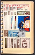 Germany, Europe, United States, Pocket Stock Book of Cinderellas, Non-Postal Stamps, Labels, Advertising, Charity, Propaganda (#50)