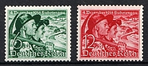 1938 Third Reich, Germany (Mi. 684 - 685, Full Set, CV $50, MNH)