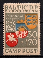 1946 Schongau Expostition, Baltic DP Camp, Displaced Persons Camp (Wilhelm 1 b, CV $30)