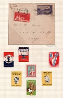 American Bible Society, Postmark Bethlehem, Stock of Cinderellas, Non-Postal Stamps, Labels, Advertising, Charity, Propaganda (#333)