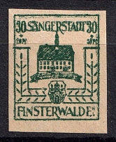 1946 30+20pf Finsterwalde, Germany Local Post (Mi. 9a, DOUBLE Print, Print Error, MNH)