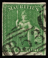 1861 1S Mauritius, British Colonies (SG 35, Canceled, CV $240)