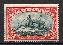 1905-19 East Africa German Colony 3 R (CV $50)