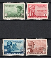 1943 Croatian Legion, Germany (Full Set, MNH)