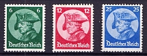 1933 Third Reich, Germany (Mi. 479 - 481, Full Set, CV $420, MNH)