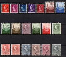 1947-58 Netherlands, Official Stamps (Mi. 20 - 24, 27 - 40, Full Sets, CV $30)