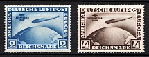 1930 Weimar Republic, Germany, Airmail (Mi. 438 - 439, Full Set, CV $4,550, MNH)