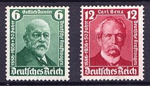 1936 Third Reich, Germany (Mi. 604 - 605, Full Set, CV $20, MNH)