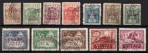 1919 Levant Polish Post Office in Turkey, Poland (Mi. 1 - 12, Full Set, Canceled, CV $2350)