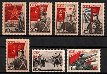 1938 the 20th Anniversary of the Red Army, Soviet Union, USSR, Russia (Full Set, MNH)