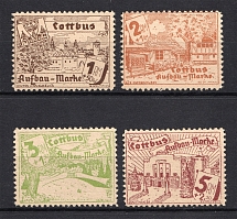 1946 Cottbus, Local Mail, Soviet Russian Zone of Occupation, Germany (Full Set, CV $70)