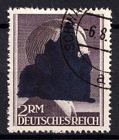 1945 2m Schwarzenberg (Saxony), Soviet Russian Zone of Occupation, Germany Local Post (Mi. 21 I B, Signed, Canceled)