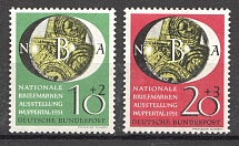 1951 Germany Federal Republic (CV $130, Full Set, MNH)