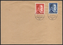 1944 (22 Jul) Third Reich, Germany, Cover from Wien franked with Mi. 801 A - 802 A (CV $200)