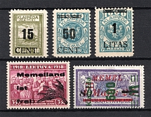 1923-39 Memel, Germany (Group of Stamps)