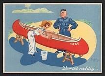 1939 'AGFA viscose sponge', Propaganda Postcard, Third Reich Nazi Germany