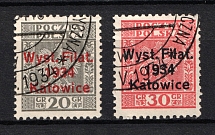 1934 Poland (Full Set, Canceled, CV $100)