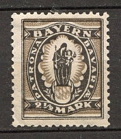 1920 Bavaria Germany 2.5 M (Shifted Brown, Print Error)