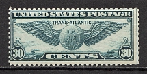 1939 United States Airmail (CV $15, Full Set, MNH)