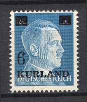 1945 6/20pf Occupation of Kurland, Germany (Small `6`, CV $40, Signed, MNH)