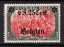1916-18 Belgium, German Occupation, Germany (Mi. 25 II, Signed, CV $130)