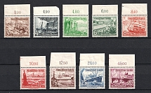 1937 Third Reich, Germany (Mi. 651 - 659, Full Set, CV $130, MNH)