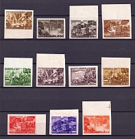 1947 The Reconstruction, Soviet Union USSR (Imperforated, Full Set, MNH)