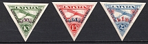 1931 Latvia, Airmail (Imperforate, Full Set, CV $60)