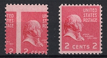 1938 2c USA, Presidential Issue (Sc. 806, SHIFTED Perforation, Print Error, MNH)