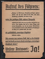 1938 'Call Of The Fuhrer', Propaganda, Nazi Germany