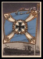 1933-1945 'Flag of the submarine forces', Propaganda Postcard, Third Reich Nazi Germany