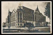 1936 The Main Post Office of Oldenburg Photo postcard
