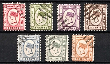1892-93 Labuan, British Colonies (Full Set, Bar Oval Cancellation, Unpriced, CV $+++)