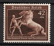 1939 42pf Third Reich, Germany (Mi. 699, Full Set, CV $100, MNH)