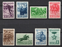 1941 23rd Anniversary of the Red Army and Navy, Soviet Union USSR (Full Set, MNH)