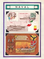 Navy, Fleet, Rome, Italy, Stock of Cinderellas, Non-Postal Stamps, Labels, Advertising, Charity, Propaganda, Postcards (#689)