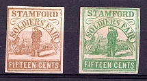 15c Stamford Soldiers Fair, United States Locals & Carriers (Old Reprints and Forgeries)