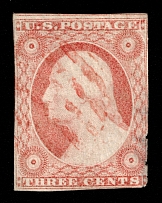 1853-55 1c United States (Sc 11a, Canceled)