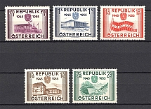 1955 Austria (CV $60, Full Set, MNH)
