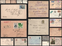 1885-1973 Russian Empire, Soviet Union, USSR, Russia, Collection of Covers (Used)