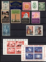 Germany, Europe and Overseas, Collection of Cinderellas, Non-Postal, Labels