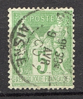 1876-81 France Type I 5 C (CV $50, Canceled)